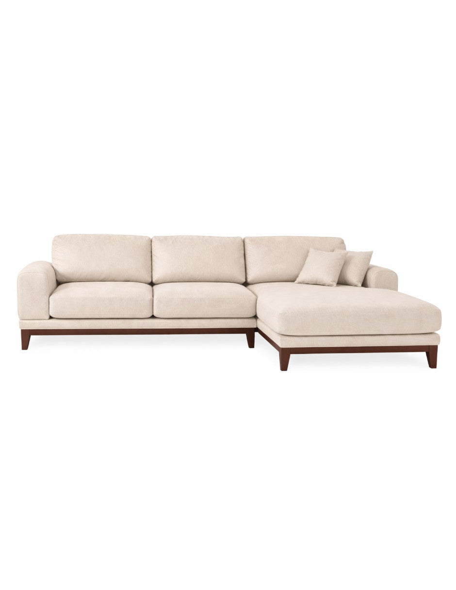 sala esquinera derecha beige de tela para sala moderna toura