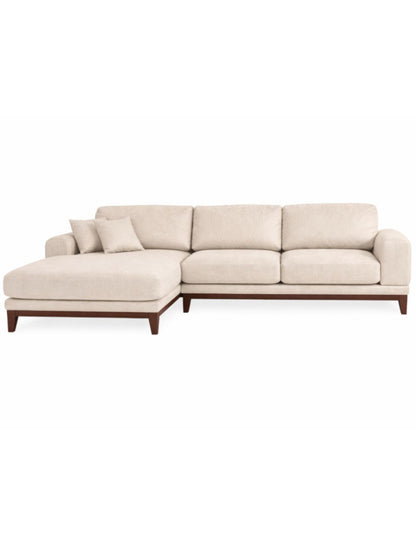 sala esquinera izquierda beige de tela para sala moderna toura