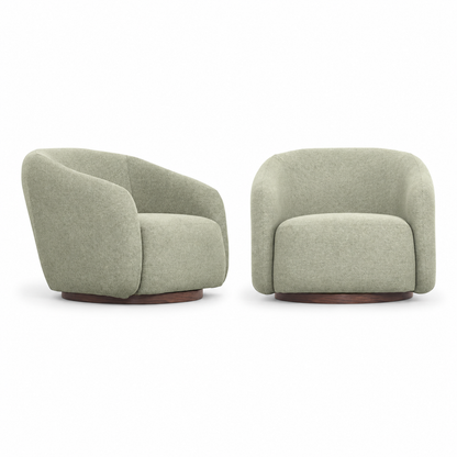 Set de 2 sillones giratorios Tonal