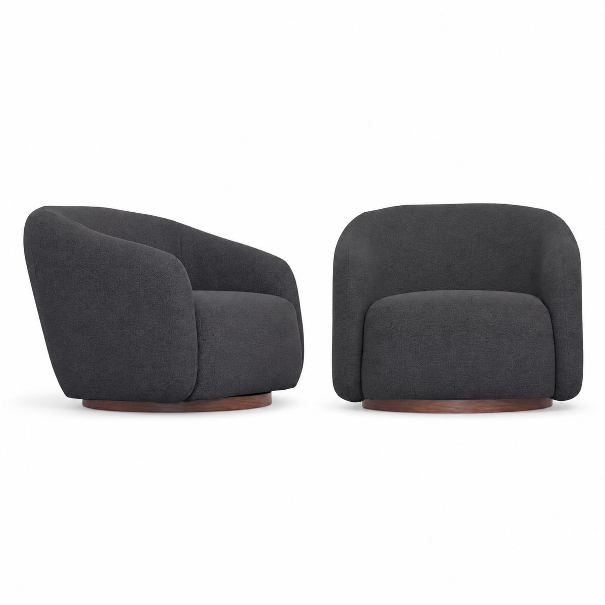 Set de 2 sillones giratorios Tonal