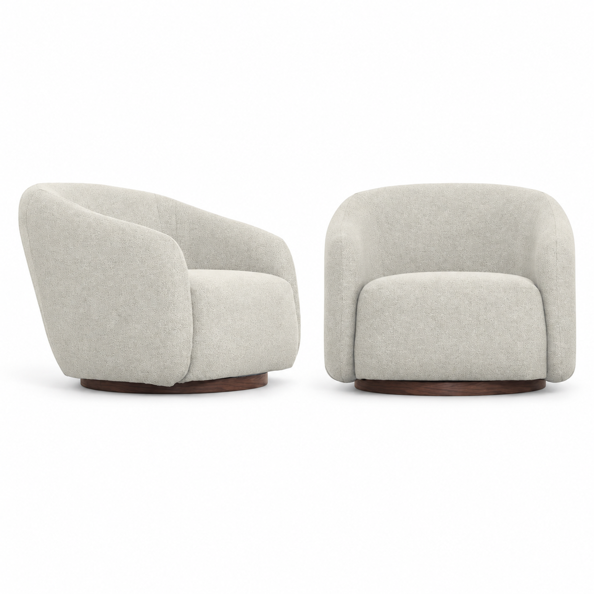 Set de 2 sillones giratorios Tonal