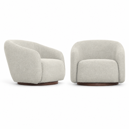 Set de 2 sillones giratorios Tonal