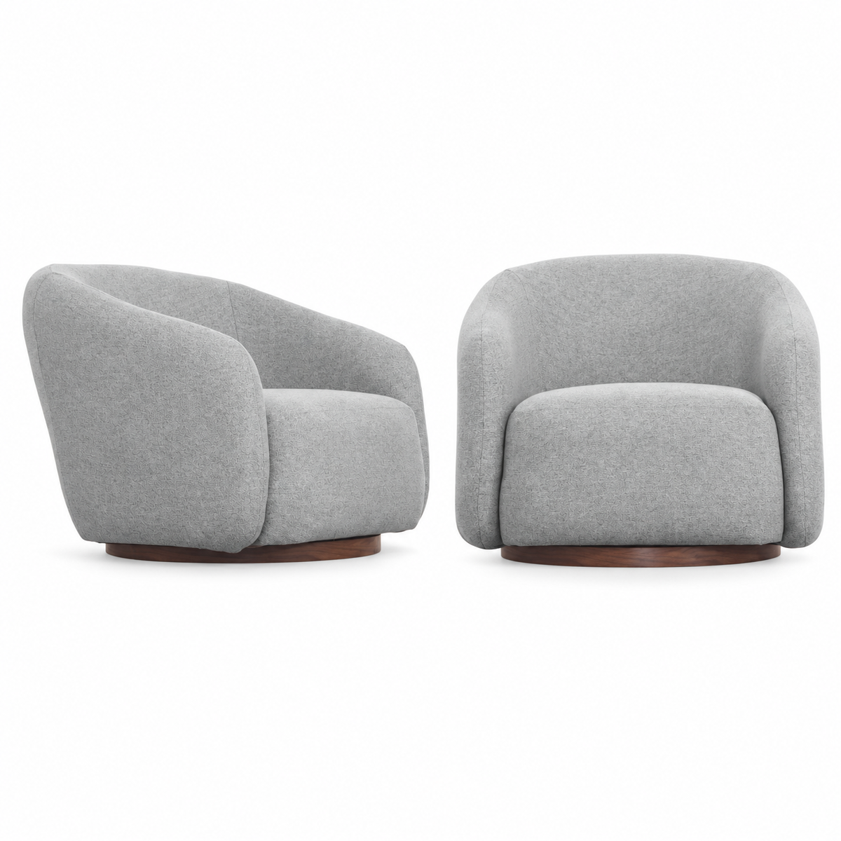 Set de 2 sillones giratorios Tonal