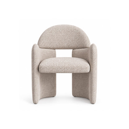 Silla de comedor tapizada Lugo - Beige