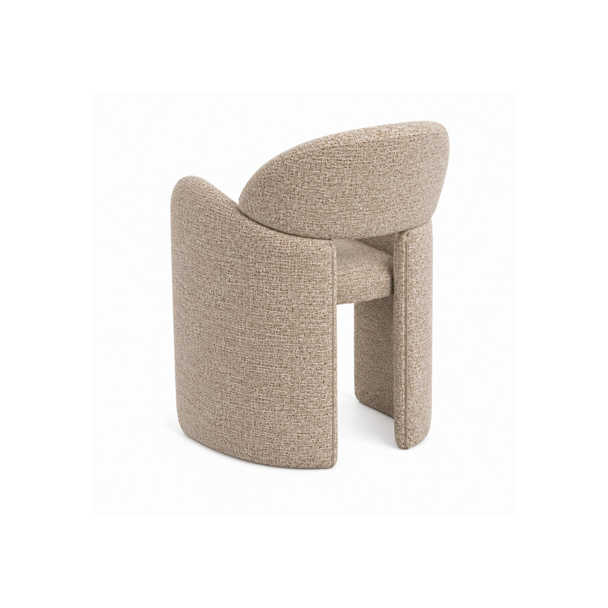 Silla de comedor tapizada Lugo - Beige