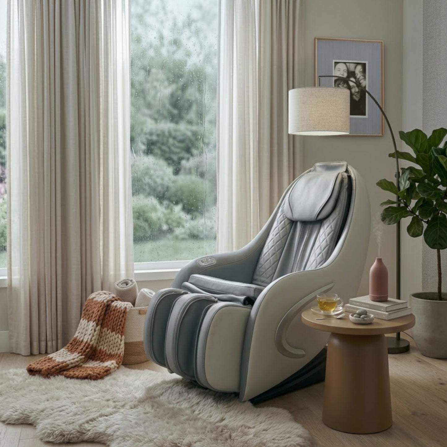 Sillón masajeador reclinable Milan